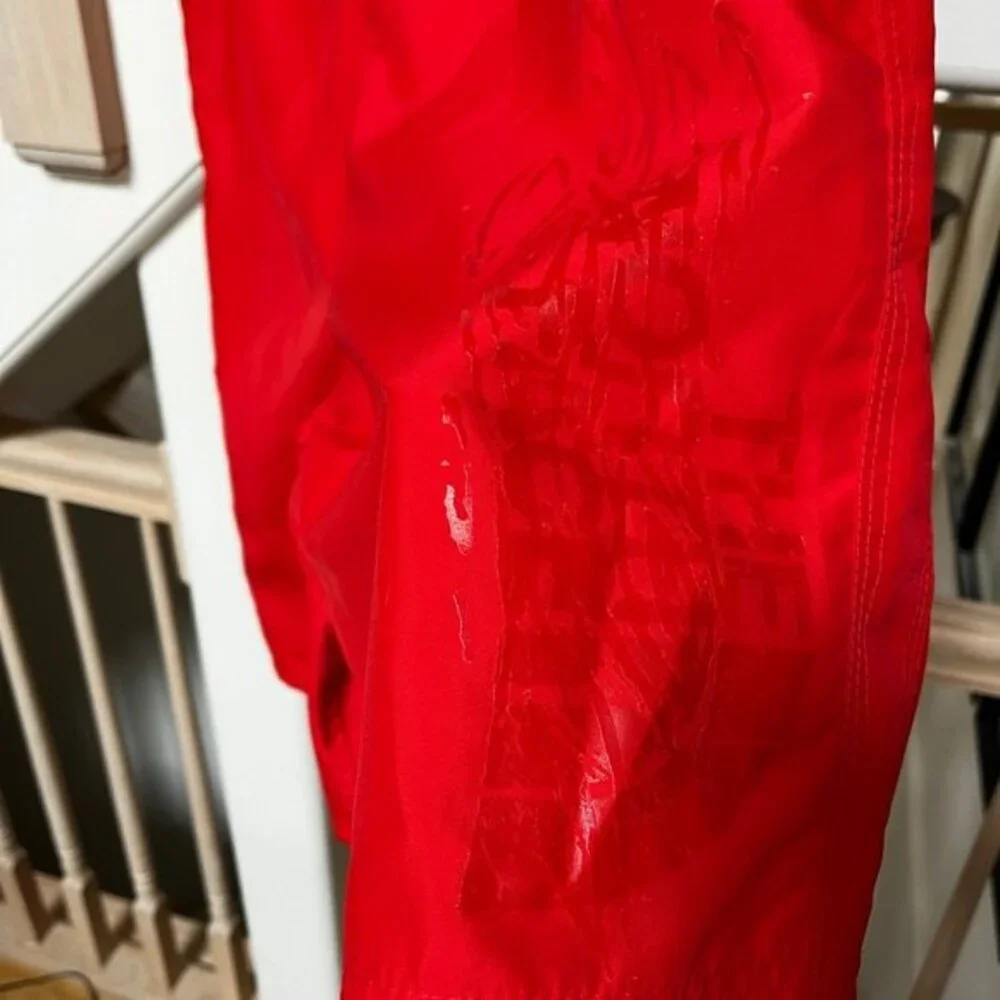 The North Face Silicone Printed Swim Shorts in Red 32 NWOT